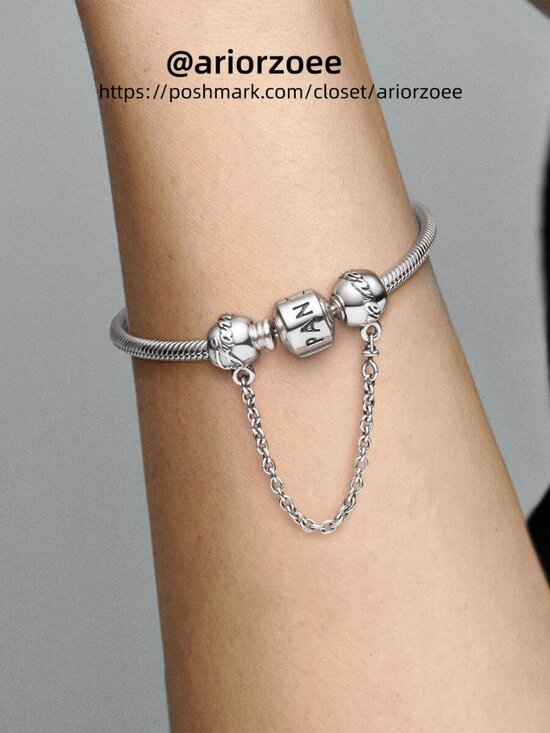 Pandora Family Forever Safety Chain Charm - Picture 2 of 2